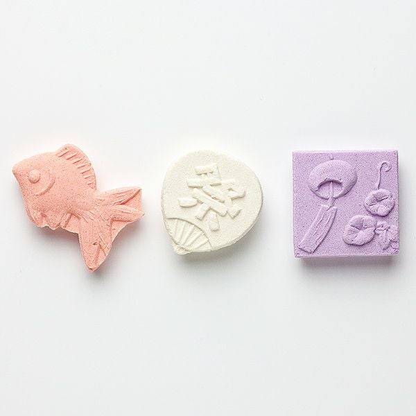おひがし 金魚・風鈴・団扇｜真夏の和三盆干菓子｜京都・河原町 永楽屋