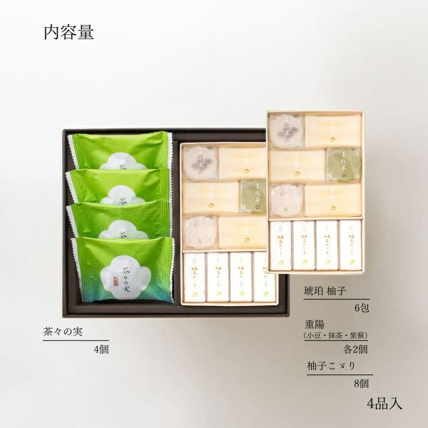 京風菓 4品入 (KF-A17)｜京都 四条河原町にある和菓子屋 永楽屋の